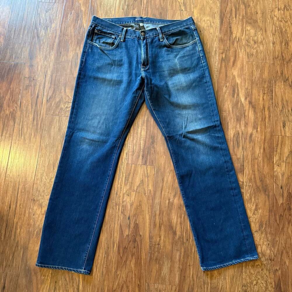 Agave Denim Gringo Jeans Mens 38 Blue Classic Straight Leg Buttonwillow Flex USA